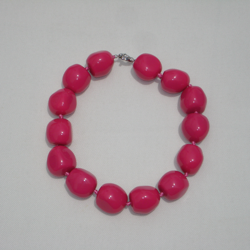 Collar Regina Grande - Fucsia