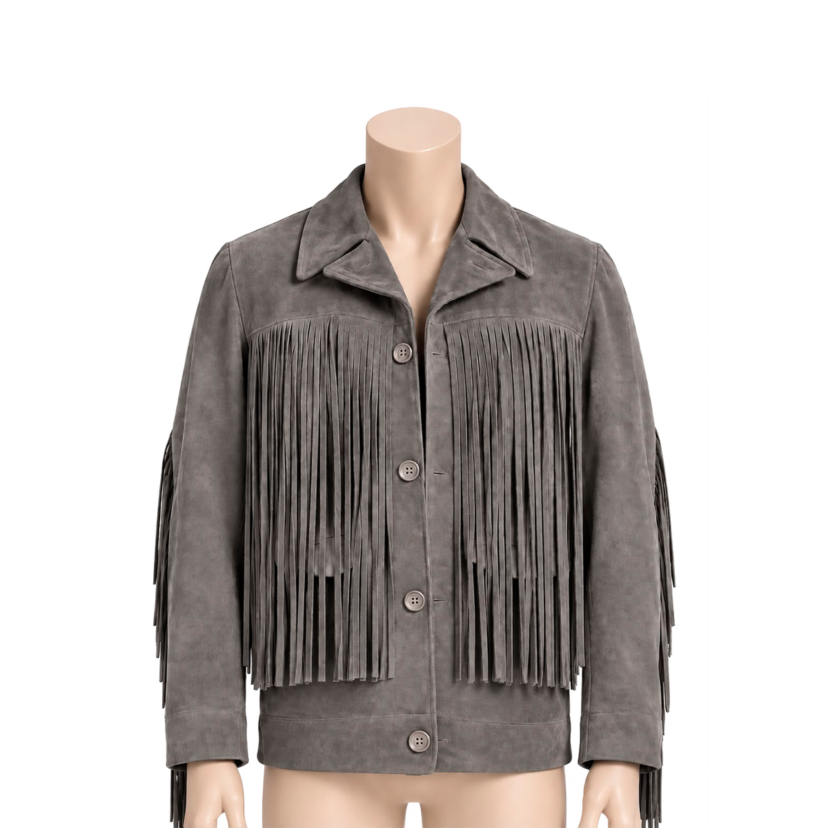 Chamarra de gamuza "Eagle Jacket" Gris