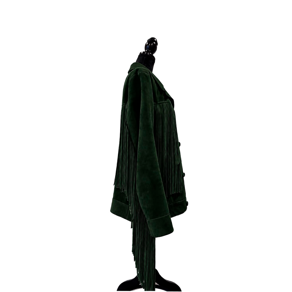 Chamarra de gamuza "Eagle Jacket" Negra