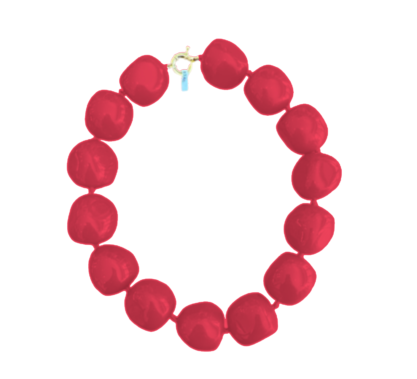 Collar Regina Grande - Fucsia