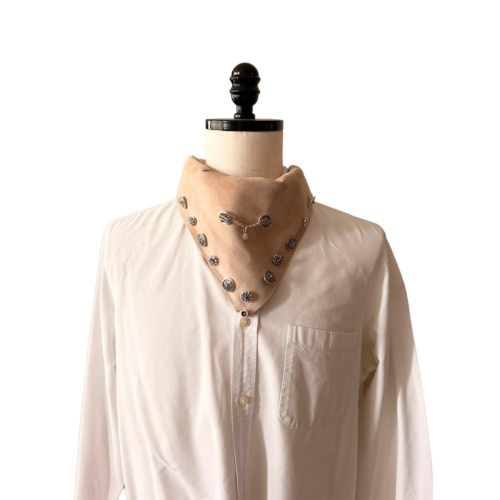 Pañuelo de gamuza Beige